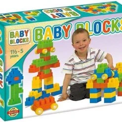 Doos Met 24 Blokken En 2 Onderstellen Dohany Toys