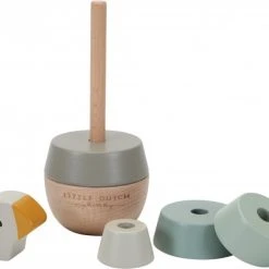 Little Dutch Houten Ringpiramide Gans 8 Little Dutch Houten Ringpiramide Gans -Goedkope Blokken Winkel 550x470 1