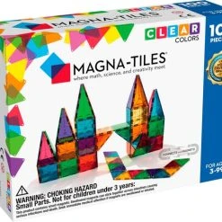 Magna-Tiles Magna Tiles - 100 Stuks Clear Colors - Constructiespeelgoed