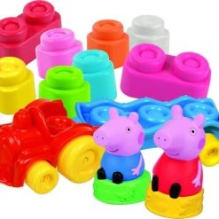 Baby Clementoni - Kleine Treinset Peppa Pig - Blokkenwagen - 14 Stukjes, Blokken Voor Kinderen -Goedkope Blokken Winkel 550x475 2