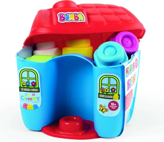 Studio 100 Blokkenemmer Bumba 13,8 X 19 Cm Rood/blauw 8-delig 8 Studio 100 Blokkenemmer Bumba 13,8 X 19 Cm Rood/blauw 8-delig - Afbeelding 6