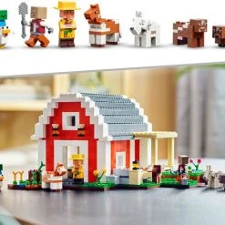 LEGO Minecraft 21187 De Rode Schuur -Goedkope Blokken Winkel 550x478 1