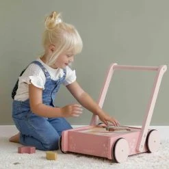 Little Dutch - Loophulpje Met Houten Blokken - Wild Flowers -Goedkope Blokken Winkel 550x478