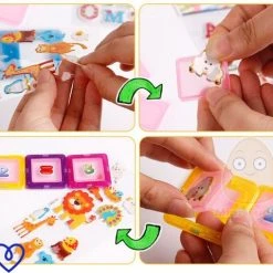 Magnificos - Magnetische Tegels - Montessori Speelgoed - Magnetische Bouwblokken - Magnetic Tiles - 112 Stuks -Goedkope Blokken Winkel 550x479