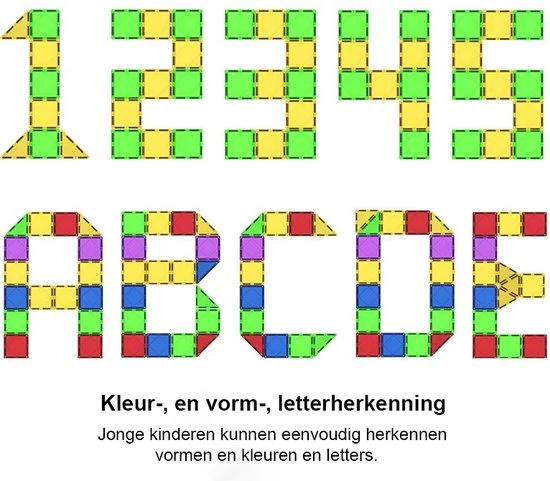 Fyse Magnetisch Speelgoed - Voordeelset 70 Stuks - Magnetische Bouwstenen - Veilig Voor Kinderen - Magna Tiles - Magnetisch Speelgoed - Stimuleer Creativiteit - Bouwset Met Magnetische Blokken 8 Fyse Magnetisch Speelgoed - Voordeelset 70 Stuks - Magnetische Bouwstenen - Veilig Voor Kinderen - Magna Tiles - Magnetisch Speelgoed - Stimuleer Creativiteit - Bouwset Met Magnetische Blokken - Afbeelding 6