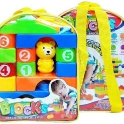 Blocks New Listing Special Style 23 Blokken In Rugzak - Eerste Blokken - Baby - Peuter Vanaf 3 Jaar