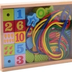 Jouéco - Blokken Rijgset In Bewaardoos -Goedkope Blokken Winkel 550x481 4