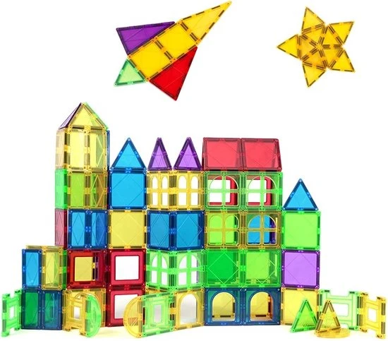 Fyse Magnetisch Speelgoed - Voordeelset 100 Stuks - Magnetische Bouwstenen - Veilig Voor Kinderen - Magna Tiles - Magnetisch Speelgoed - Stimuleer Creativiteit - Bouwset Met Magnetische Blokken 6 Fyse Magnetisch Speelgoed - Voordeelset 100 Stuks - Magnetische Bouwstenen - Veilig Voor Kinderen - Magna Tiles - Magnetisch Speelgoed - Stimuleer Creativiteit - Bouwset Met Magnetische Blokken - Afbeelding 4
