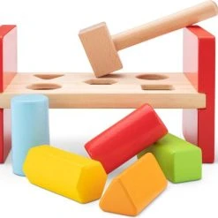 New Classic Toys Kleurrijke Houten Hamerbank 9 New Classic Toys Kleurrijke Houten Hamerbank -Goedkope Blokken Winkel 550x484 2