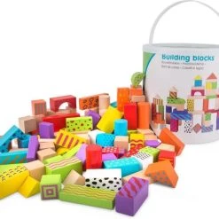 New Classic Toys Bouwblokken Fantasie Junior Hout 100 Blokken -Goedkope Blokken Winkel 550x485