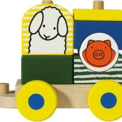 Bambolino Nijntje Houten Blokkentrein - Educatief Speelgoed -Goedkope Blokken Winkel 550x486 3