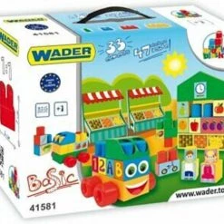 Wader Bouwblokken Middle Blocks Basic 33-delig