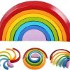 Muao Rainbow Houten Blokken 7 Stuks - Educatief Speelgoed - Bouwstenen - Houten Regenboog - Puzzelstuk Speelgoed - Geometrie Bouwstenen Voor Kinderen Baby Peuters - Geschenken Voor Kinderen -Goedkope Blokken Winkel 550x489 4