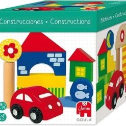 Goula Houten Blokken Met Auto - 26 Stuks -Goedkope Blokken Winkel 550x491 1