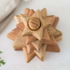 Lille Barn Baby / Dreumes Speelgoed - Houten Stapelaar - Sterren - Duurzaam & Handgemaakt - Waldorf / Montessori Speelgoed -Goedkope Blokken Winkel 550x494 3