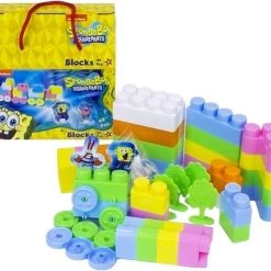Nickelodeon Spongebob Squarepants Bouwstenen - 40 Bouwstenen - Lego - Blokjes - Speelgoed - Fun