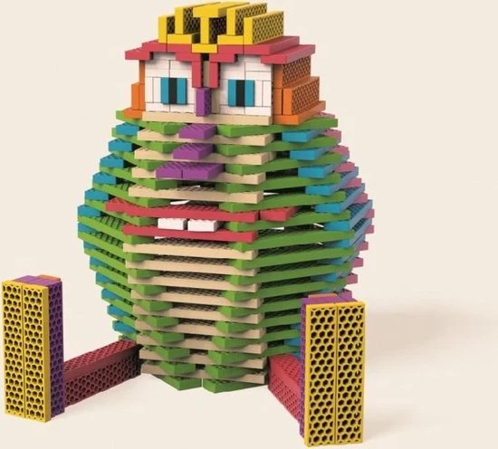 Maxomorra Bioblo Big Box - 340 Eco Bouwblokken 3 Maxomorra Bioblo Big Box - 340 Eco Bouwblokken