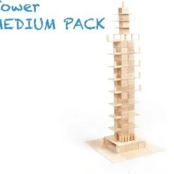 Just Blocks Houten Blokken MEDIUM PACK 166 Stuks -Goedkope Blokken Winkel 550x499 2