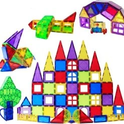 Magnificos - Luxe Magnetische Tegels - Montessori Speelgoed - Magnetische Bouwblokken - Magnetic Tiles - 116 Stuks -Goedkope Blokken Winkel 550x499 3