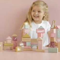 Little Dutch - Bouwblokken Pink -Goedkope Blokken Winkel 550x500