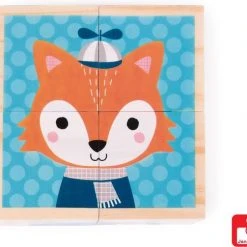 Janod Blokken - Bosdieren -Goedkope Blokken Winkel 550x503 10