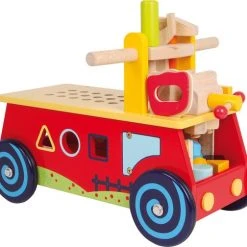 Merkloos Loopkar Met Blokken - Werkbank