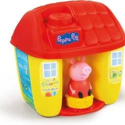 Clementoni Clemmy - Peppa Pig Emmer, Blokkenhuis 8 Delig, 6-36 Maanden - 17346