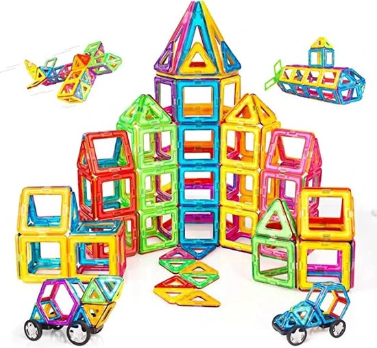 Fyse Magnetische Bouwstenen Set Voor Kinderen 120 Stuks, Magnetische Tegels Constructie STEM Magneten Speelgoed Kinderen 3 Fyse Magnetische Bouwstenen Set Voor Kinderen 120 Stuks, Magnetische Tegels Constructie STEM Magneten Speelgoed Kinderen