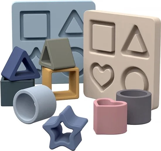 Merkloos Major Products Geometrie Puzzel Siliconen - Baby Puzzel - Peuterspeelgoed - Kinderspeelgoed - Educatief Speelgoed - Vormen Puzzel - Blauw - Kindvriendelijke Silicone 5 Merkloos Major Products Geometrie Puzzel Siliconen - Baby Puzzel - Peuterspeelgoed - Kinderspeelgoed - Educatief Speelgoed - Vormen Puzzel - Blauw - Kindvriendelijke Silicone - Afbeelding 3