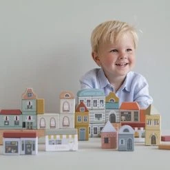 Little Dutch Treinbaanuitbreiding - Blokkenset Stad -Goedkope Blokken Winkel 550x515