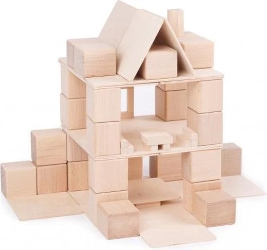 Just Blocks Houten Blokken SMALL PACK 74 Stuks 20 Just Blocks Houten Blokken SMALL PACK 74 Stuks - Afbeelding 18