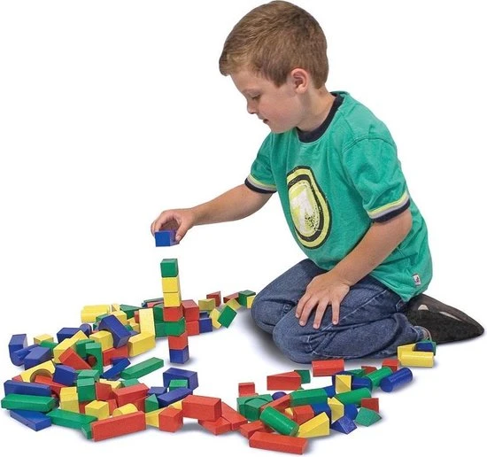 Melissa & Doug Houten Bouw- En Stapelblokken 100 Stuks 4 Melissa & Doug Houten Bouw- En Stapelblokken 100 Stuks - Afbeelding 2