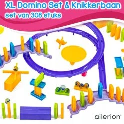 Allerion® Allerion Domino Set XL – Domino Stenen Spel Voor Kinderen – Met Knikkerbaan – 308-delig – Veel Attributen 17 Allerion® Allerion Domino Set XL – Domino Stenen Spel Voor Kinderen – Met Knikkerbaan – 308-delig – Veel Attributen -Goedkope Blokken Winkel 550x518 4