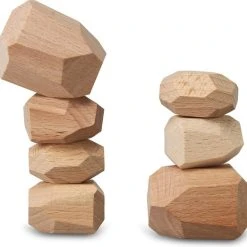 Gillette Sensori Montessori Blokken | Houten Speelgoed | Stapel Blokken | Educatief Speelgoed | Houtkleur | 10 Stuks -Goedkope Blokken Winkel 550x523 1