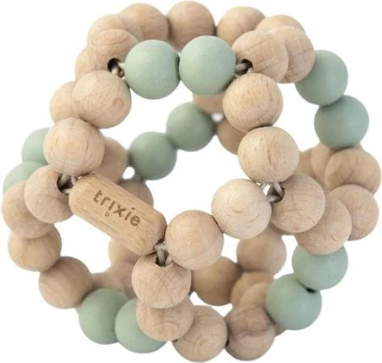Trixie Houten Kralenbal - Mint 8 Trixie Houten Kralenbal - Mint - Afbeelding 6