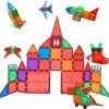 Fyse Magnetische Bouwtegels Voor Kinderen 60 Stuks, Magnetische Blokkenset Constructie STEM-magneten Speelgoed Voor Kinderen