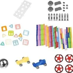IsoTrade MAGNETISCHE BLOKKEN / Stokjes 328 Stuks - Speelgoed Voor Kinderen - DIY Voor Kinderen -Goedkope Blokken Winkel 550x524 5