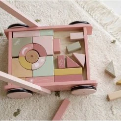 Little Dutch - Loophulpje Met Houten Blokken - Wild Flowers -Goedkope Blokken Winkel 550x526