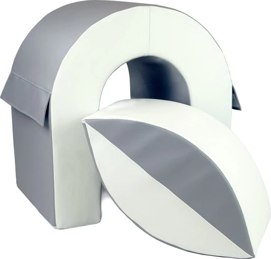 Viking Choice Schuimblokken Speelgoed - Met Brug - 65 Cm Hoog - Grijs 4 Viking Choice Schuimblokken Speelgoed - Met Brug - 65 Cm Hoog - Grijs - Afbeelding 2