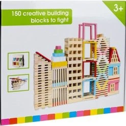 Kruzzel Alternatief Voor Kapla | 150 Houten Plankjes | Maak De Mooiste Creaties |