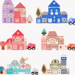 LS KIDS Bouwblokken Stad Met Grondpuzzel - 115 Delig - Incl. Auto's -Goedkope Blokken Winkel 550x528 7