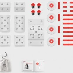 Modu Dreamer Kit - Zachte Blokken -33 Onderdelen - Speelgoed 1 -2 -3 Jaar - Mega Blocks Grijs- Geel -Goedkope Blokken Winkel 550x530 4