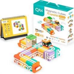 QBI Bouwblokken Magnetic Cubes Collection Explorer Basic 22delig