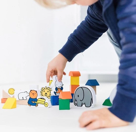 Bambolino Toys - Nijntje Houten Blokkendoos Dierentuin - 30-delige Speelset Met Dierentuin Dieren - Educatief Speelgoed 8 Bambolino Toys - Nijntje Houten Blokkendoos Dierentuin - 30-delige Speelset Met Dierentuin Dieren - Educatief Speelgoed - Afbeelding 6