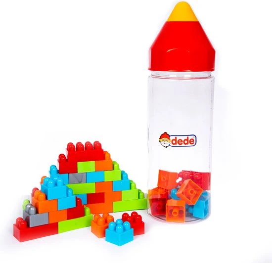 DEDE Multi Blokken Met Potlood Figuur (42 Pstk) 7 DEDE Multi Blokken Met Potlood Figuur (42 Pstk) - Afbeelding 5