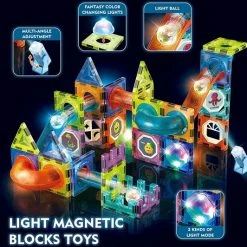 STEM Nieuwe Licht Magnetische Blokken-75 Stuk-3D Magnetisch Speelgoed- Magnetische Bouwset Met Verlichting-Light Magnetic Blocks -Goedkope Blokken Winkel 550x532 4
