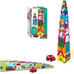 Goula Stapelblokken Met Auto -Goedkope Blokken Winkel 550x535 6