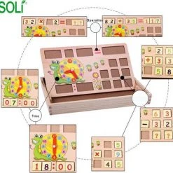 Soli Educatief Houten Reken Puzzel -Goedkope Blokken Winkel 550x537 12