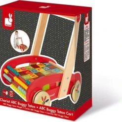 Janod Tatoo ABC Buggy - 30 Blokken -Goedkope Blokken Winkel 550x538 17