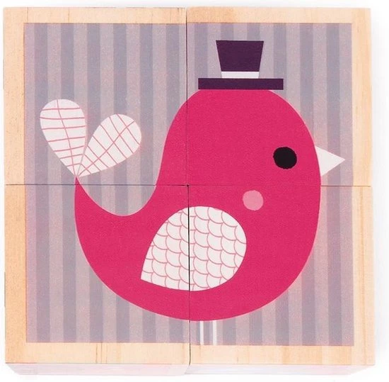 Janod Blokpuzzel Babydieren 8 Janod Blokpuzzel Babydieren - Afbeelding 6